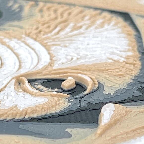 Baby Elephant Under Blanket Art, Whimsical Animal Art, Cute Elephant Wall Art - Picture 2 of 7